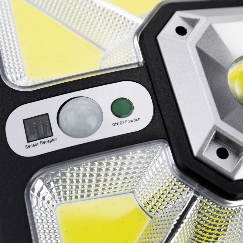 Zewnętrzna mocna lampa solarna LED z czujnikiem ruchu